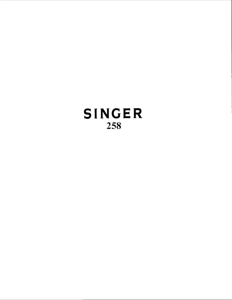 Singer 258 Manuel utilisateur