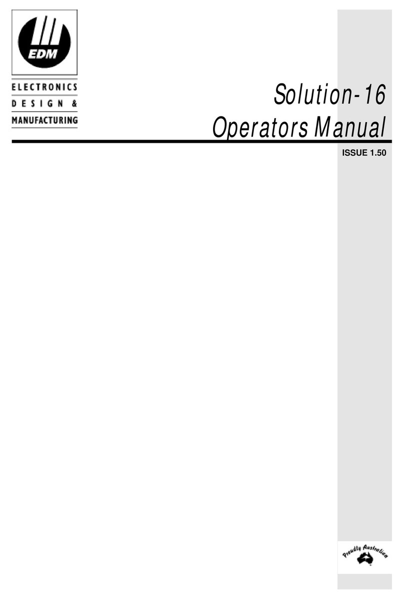 EDM Solution-16 Safecom Manuel utilisateur