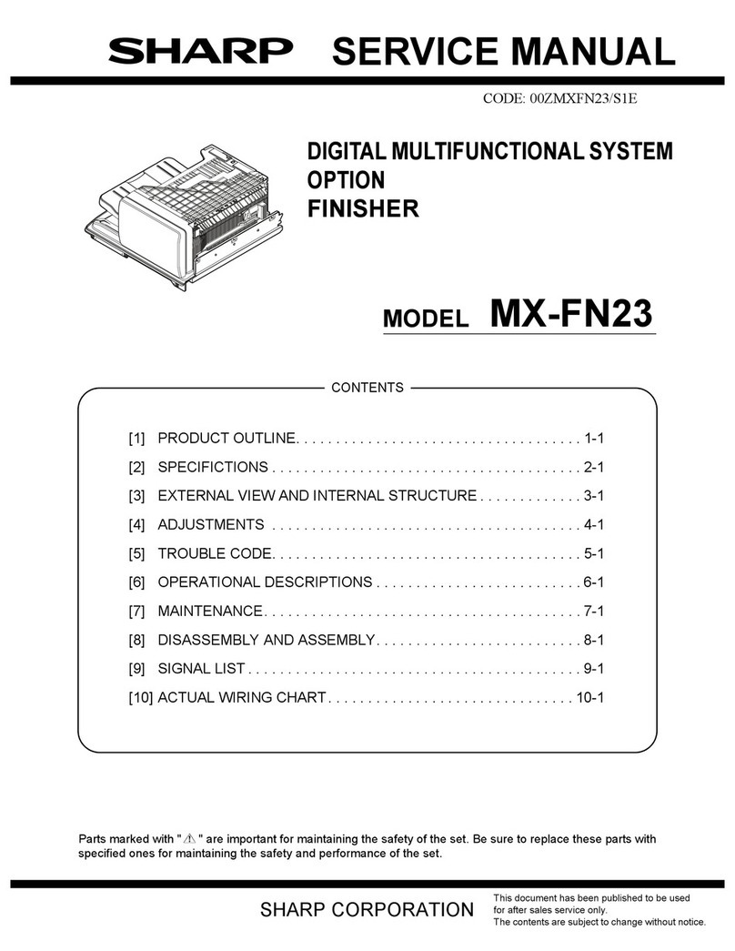 Sharp MX-FN23 Manuel utilisateur