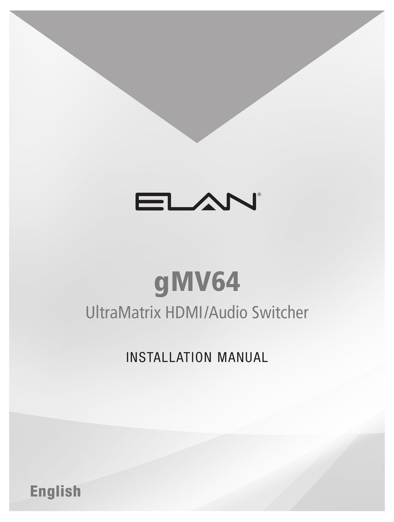 Elan GMV64 Manuel utilisateur