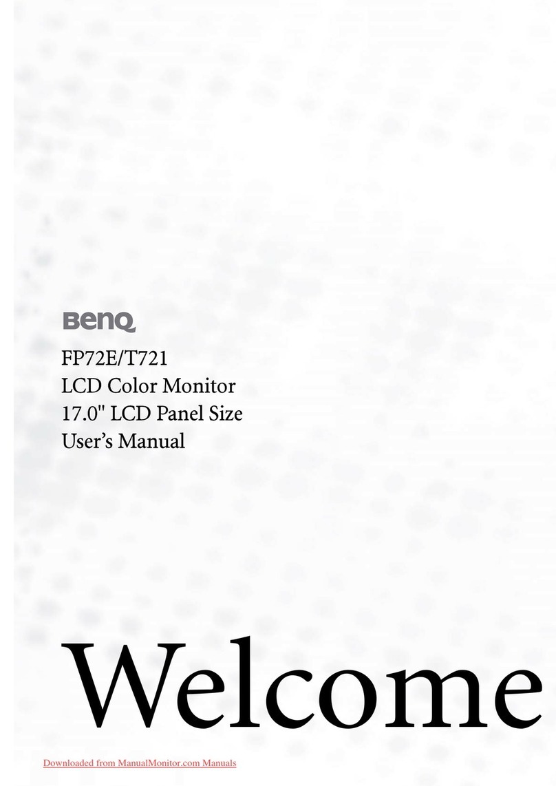 BenQ FP72E Manuel utilisateur