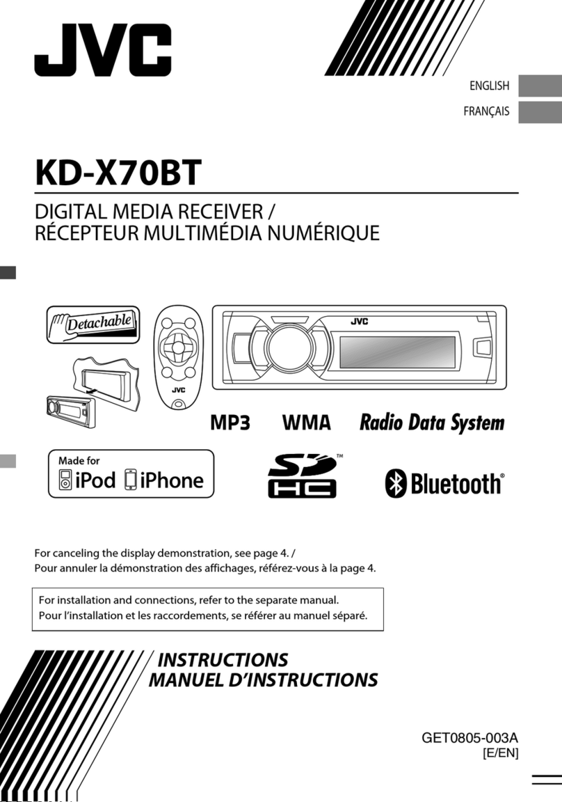 JVC KD-X70BT Manuel utilisateur