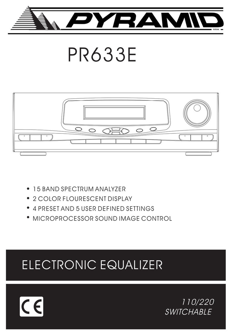 Pyramid PR633E Manuel utilisateur