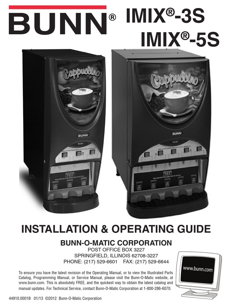 Bunn iMIX-3S Guide de dépannage
