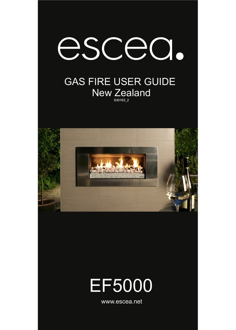 Escea EF5000 Manuel utilisateur