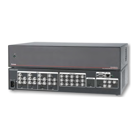 Extron electronics WindoWall Pro Series Manuel utilisateur