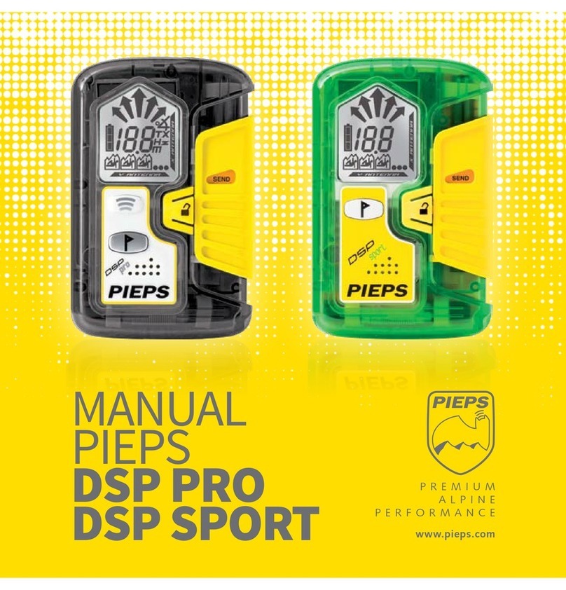 PIEPS DSP PRO Instructions de montage PIEPS DSP PRO Instructions de montage