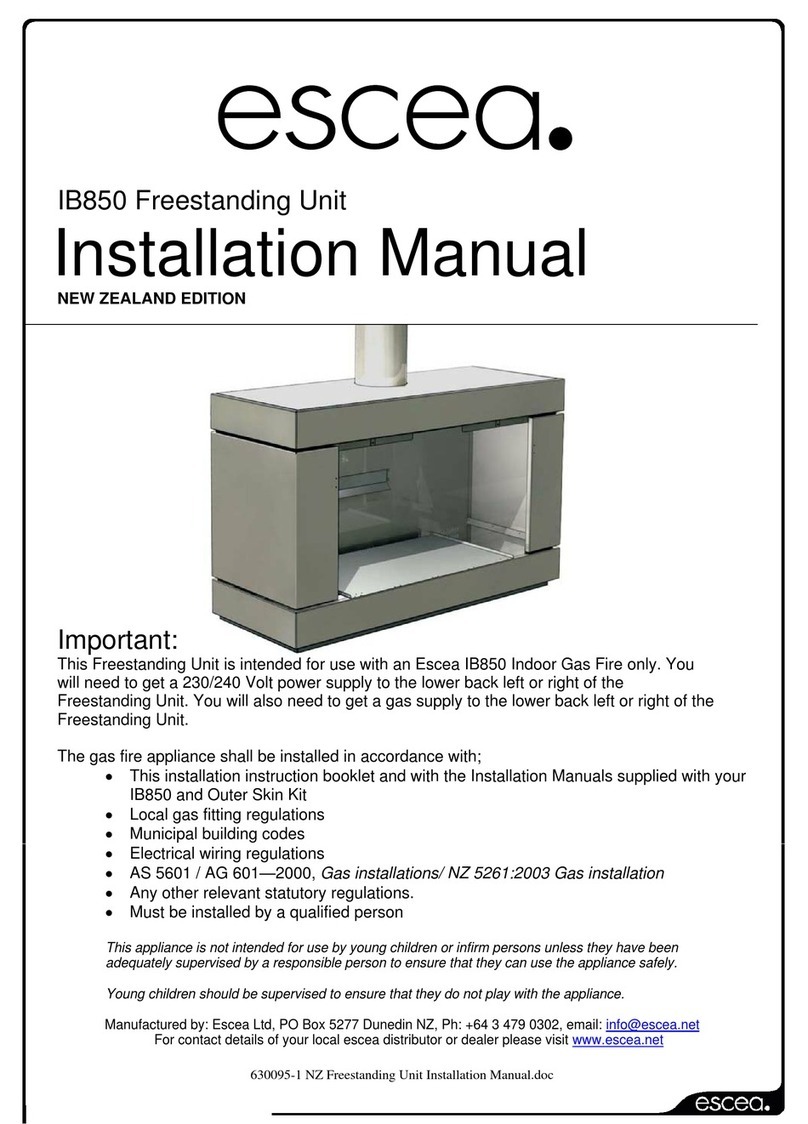 Escea IB850 Manuel utilisateur
