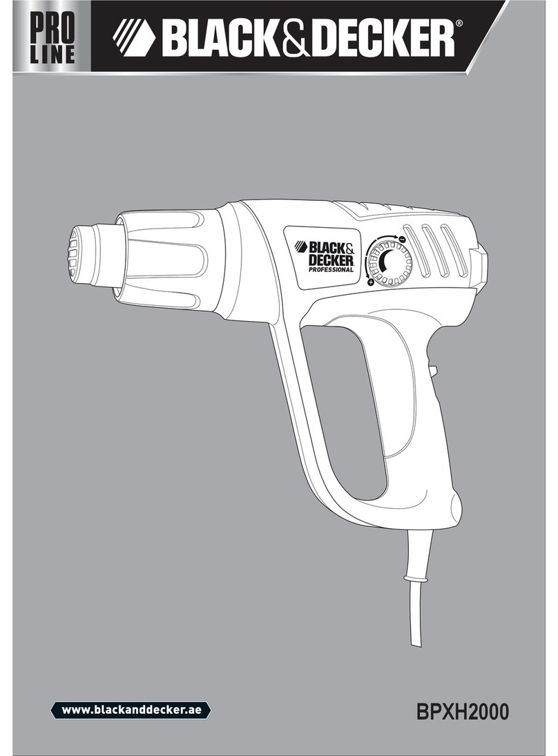 Black & Decker BPXH2000 Manuel utilisateur