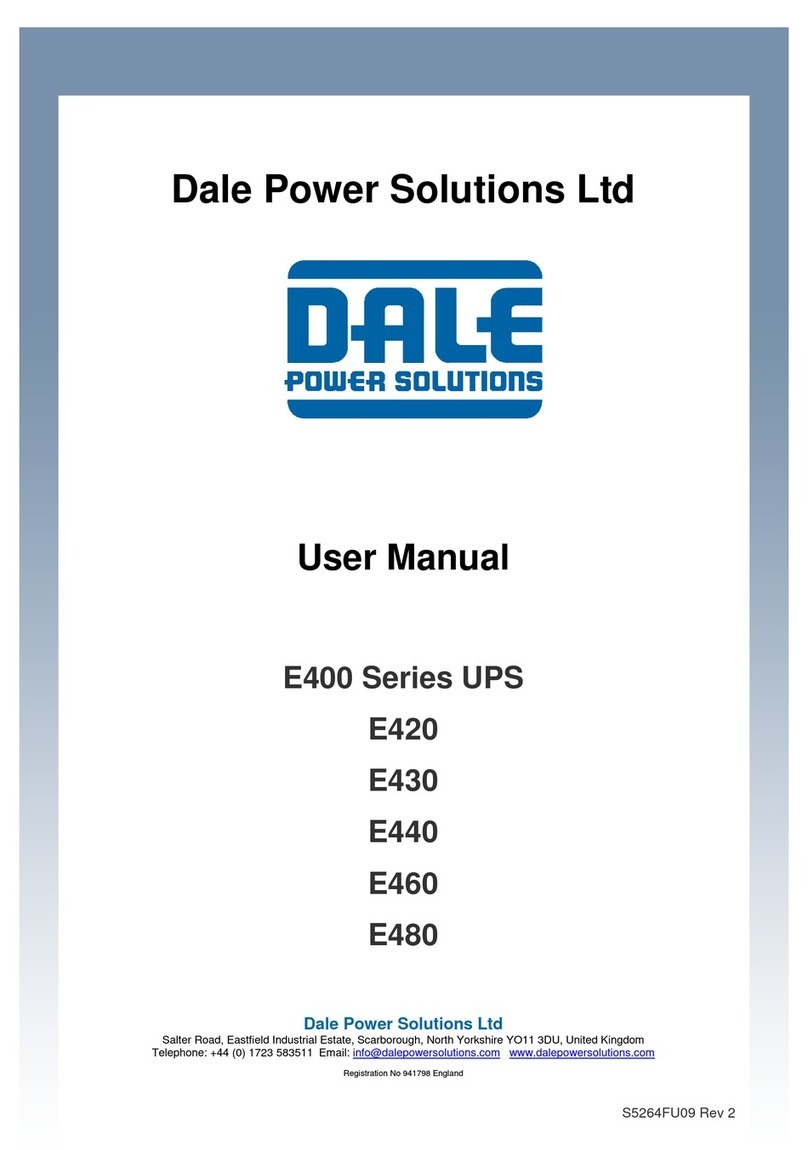 Dale Power Solutions E420 Manuel utilisateur