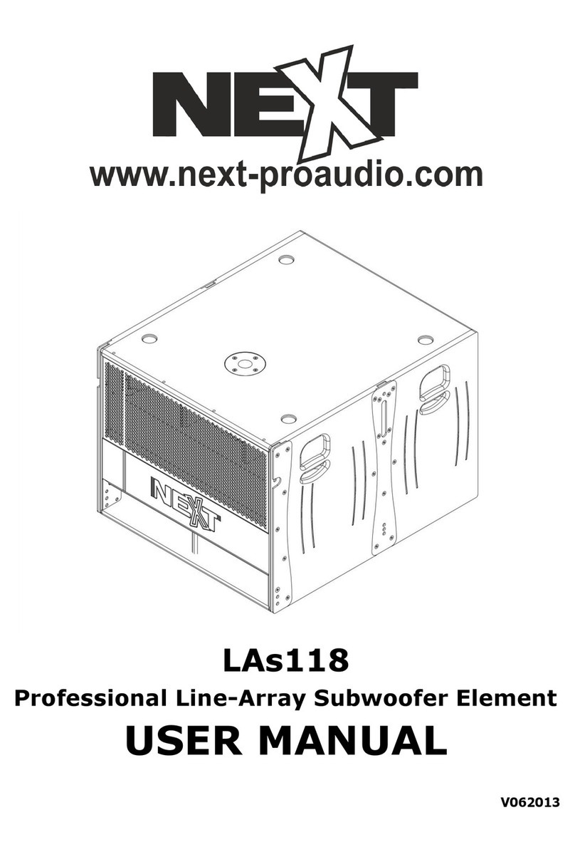 Next LAs118 Manuel utilisateur