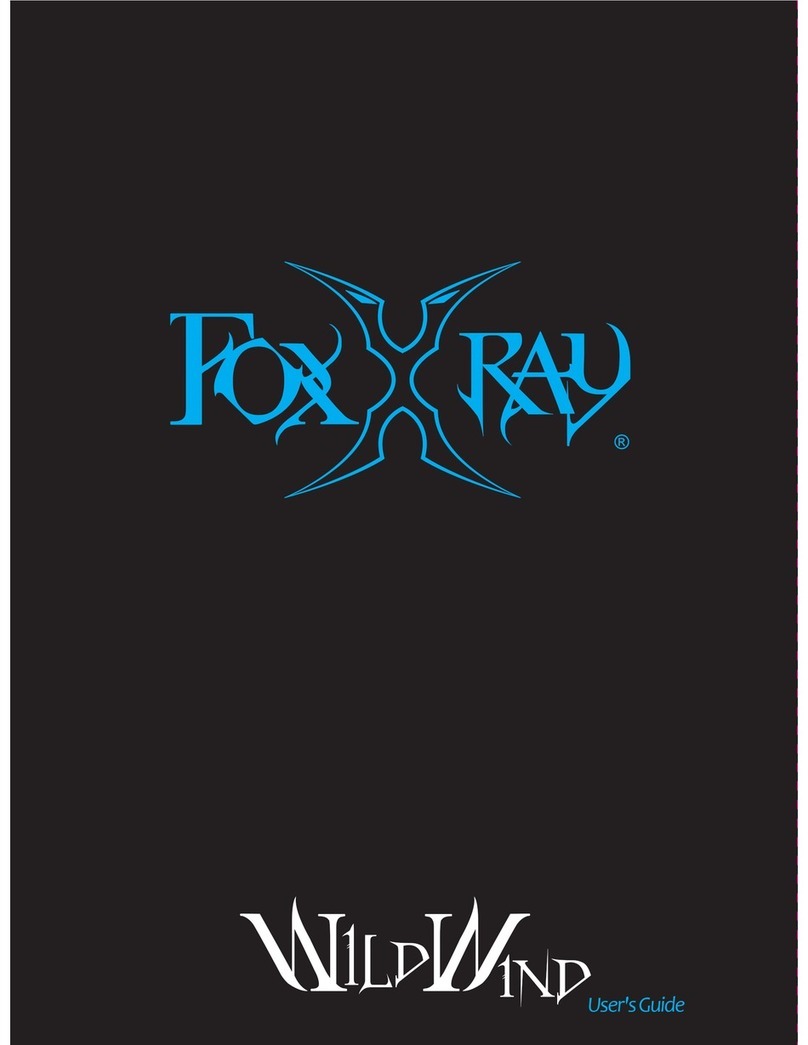Foxxray WildWind Manuel utilisateur