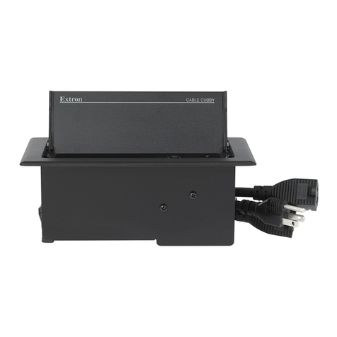 Extron electronics Cable Cubby 202 Manuel utilisateur