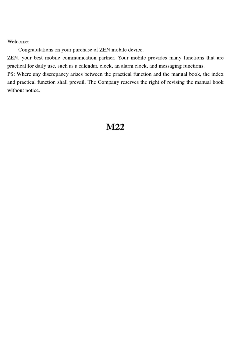 ZEN M22 Manuel utilisateur