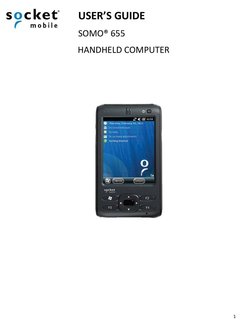 Socket SoMo 655 Standard Manuel utilisateur