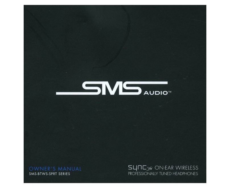 SMS Audio SYNC by 50 On-Ear Bluetooth Manuel utilisateur