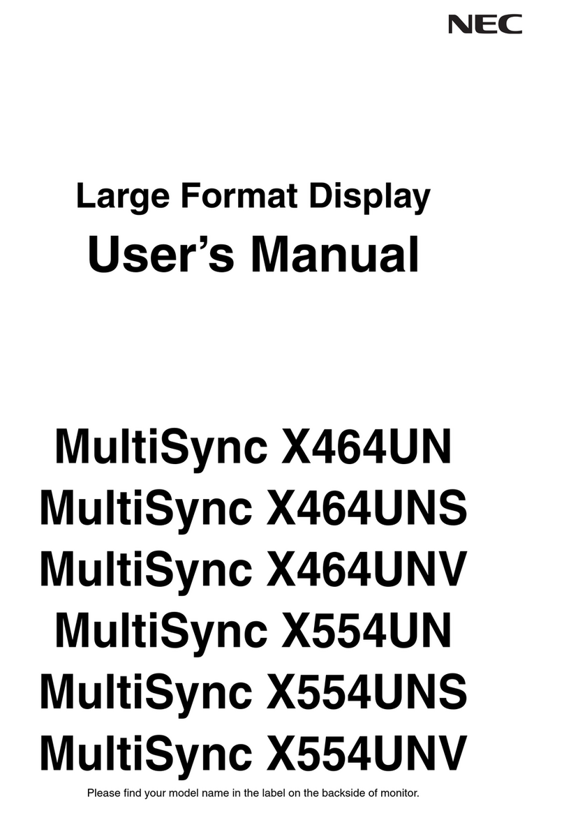 MultiSync X464UN Manuel utilisateur