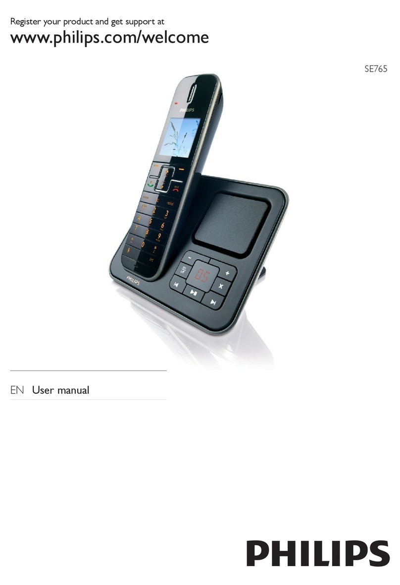 Philips SE765 Manuel utilisateur