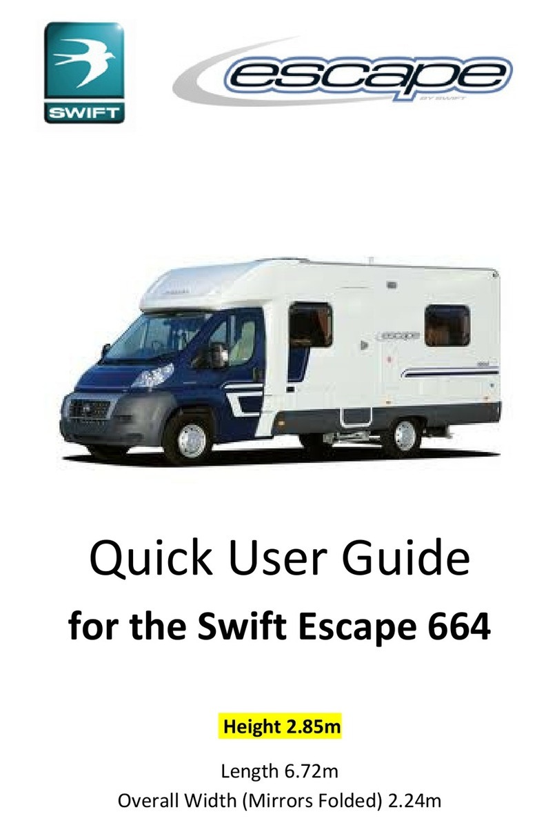 Swift Escape 664 Manuel d'instructions