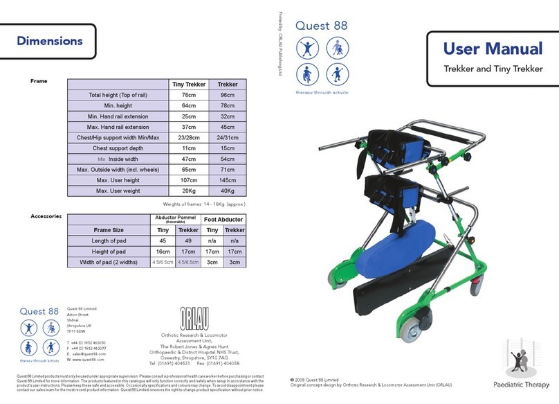 Quest 88 Tiny Trekker Manuel utilisateur