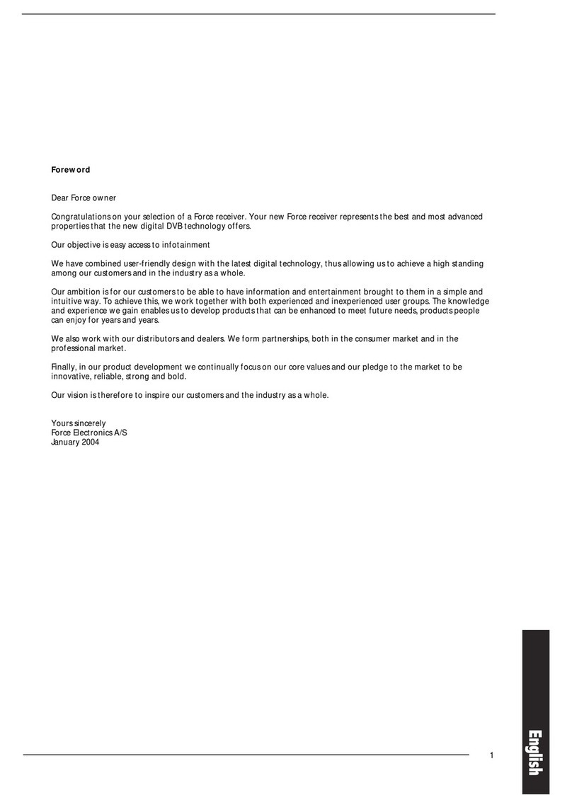 Force 310T Manuel utilisateur