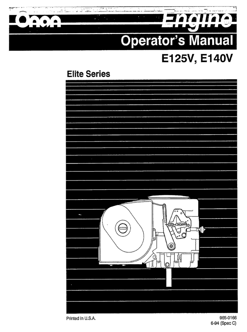 Onan Elite E125V Manuel utilisateur