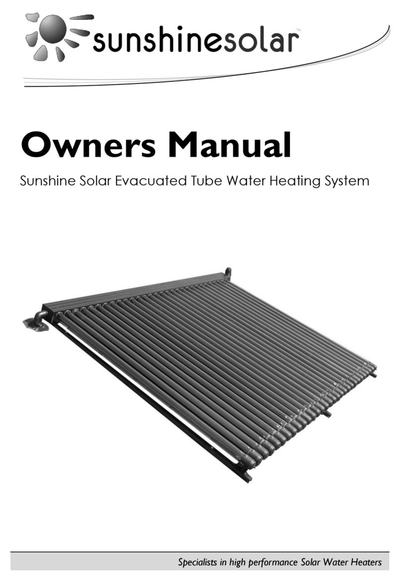 Advanced Solar Technologies Sunshine Solar Manuel utilisateur