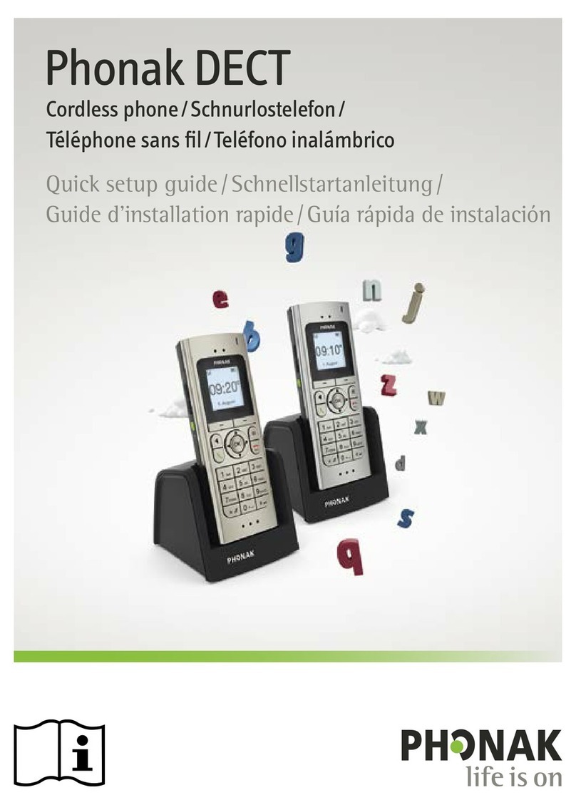 Phonak DECT Manuel utilisateur
