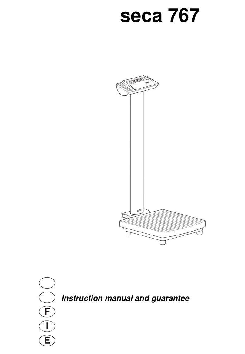 Seca 767 Manuel utilisateur