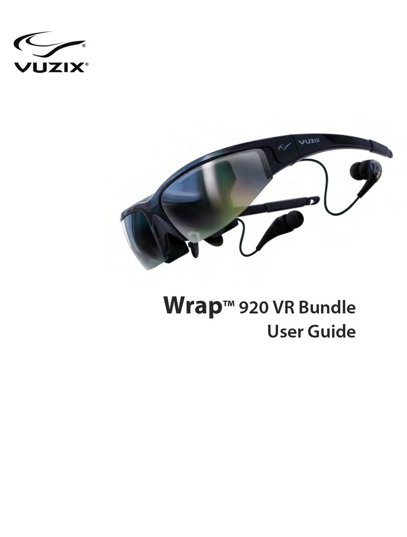 Vuzix Wrap 920 VR Manuel utilisateur Vuzix Wrap 920 VR Manuel utilisateur