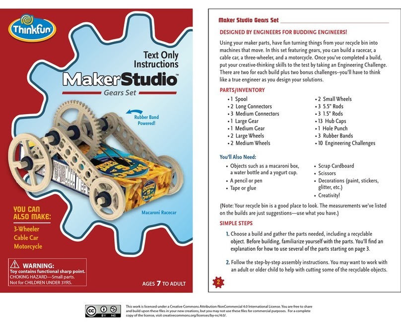 ThinkFun MakerStudio Manuel utilisateur