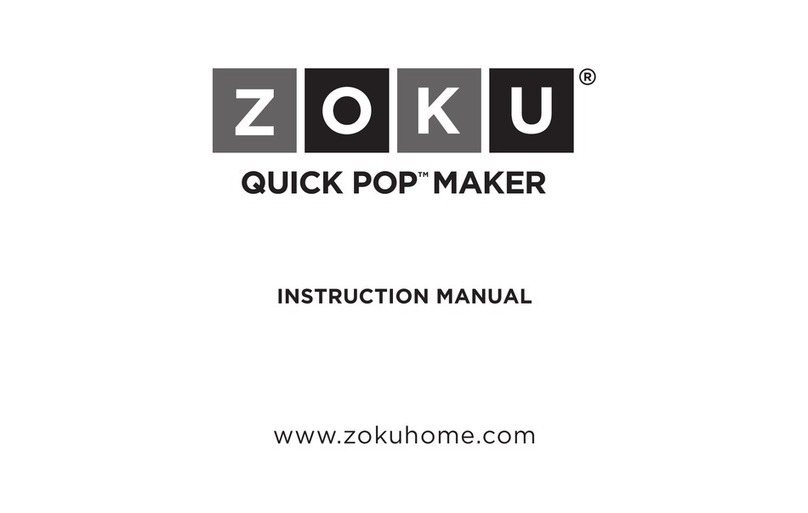 ZOKU Quick Pop Maker Manuel utilisateur