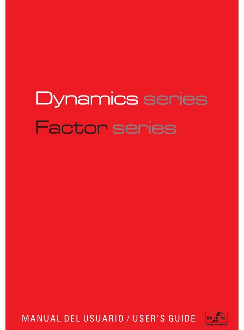 DAS Dynamics series Manuel utilisateur