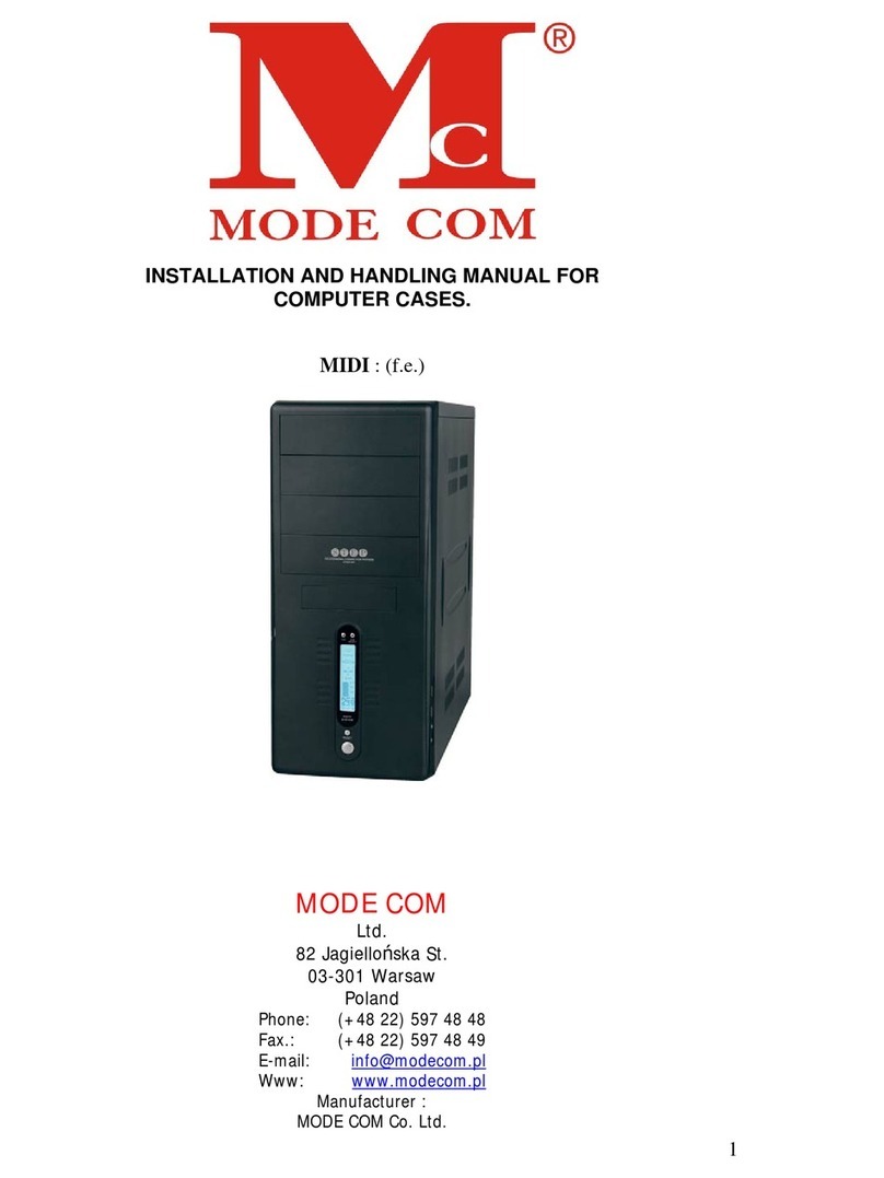 Modecom MIDI Manuel utilisateur