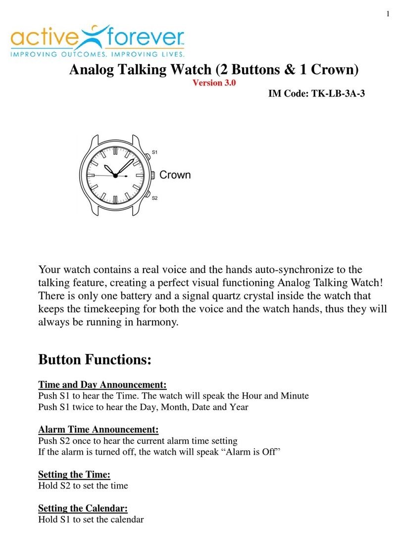 Activeforever TK-LB-3A-3 Manuel utilisateur