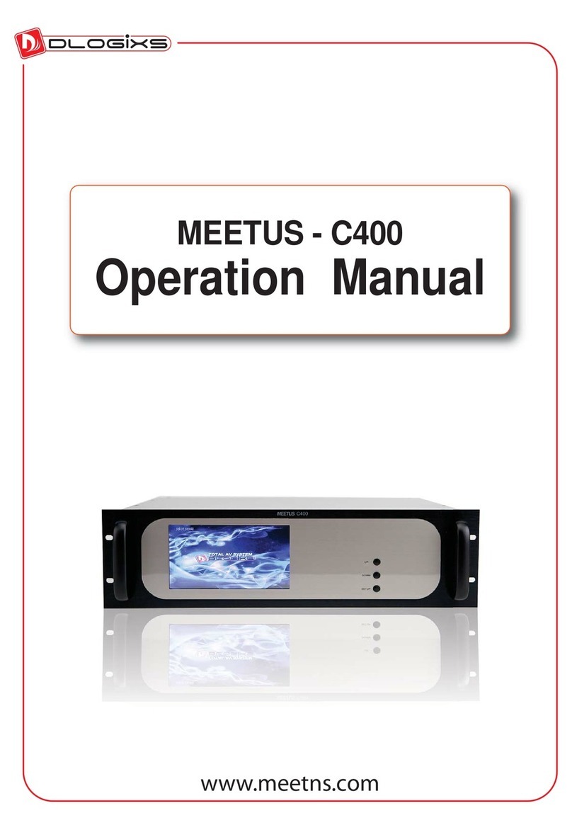 Dlogixs MEETUS-E400 Manuel utilisateur