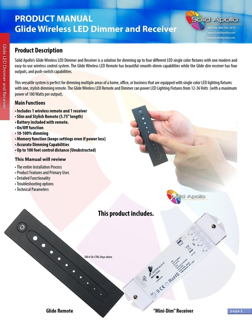 Solid Apollo Glide Wireless LED Manuel utilisateur