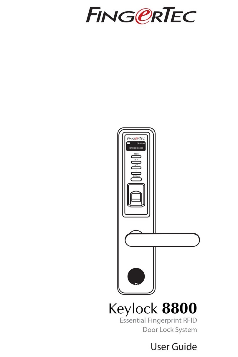 FingerTec Keylock 8800 Manuel utilisateur