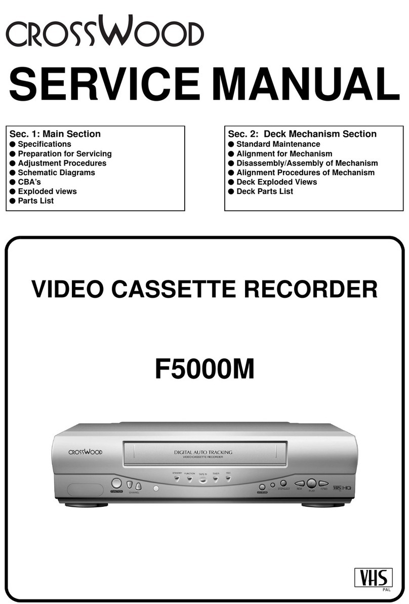 CrossWood F5000M Manuel utilisateur