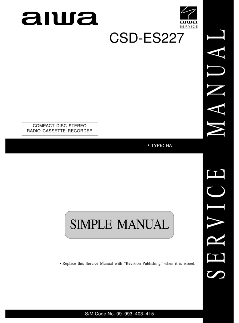 Aiwa CSD-ES227 Manuel utilisateur