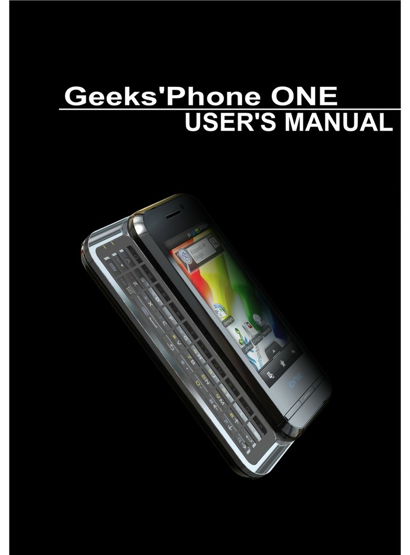 GeeksPhone ONE Manuel utilisateur