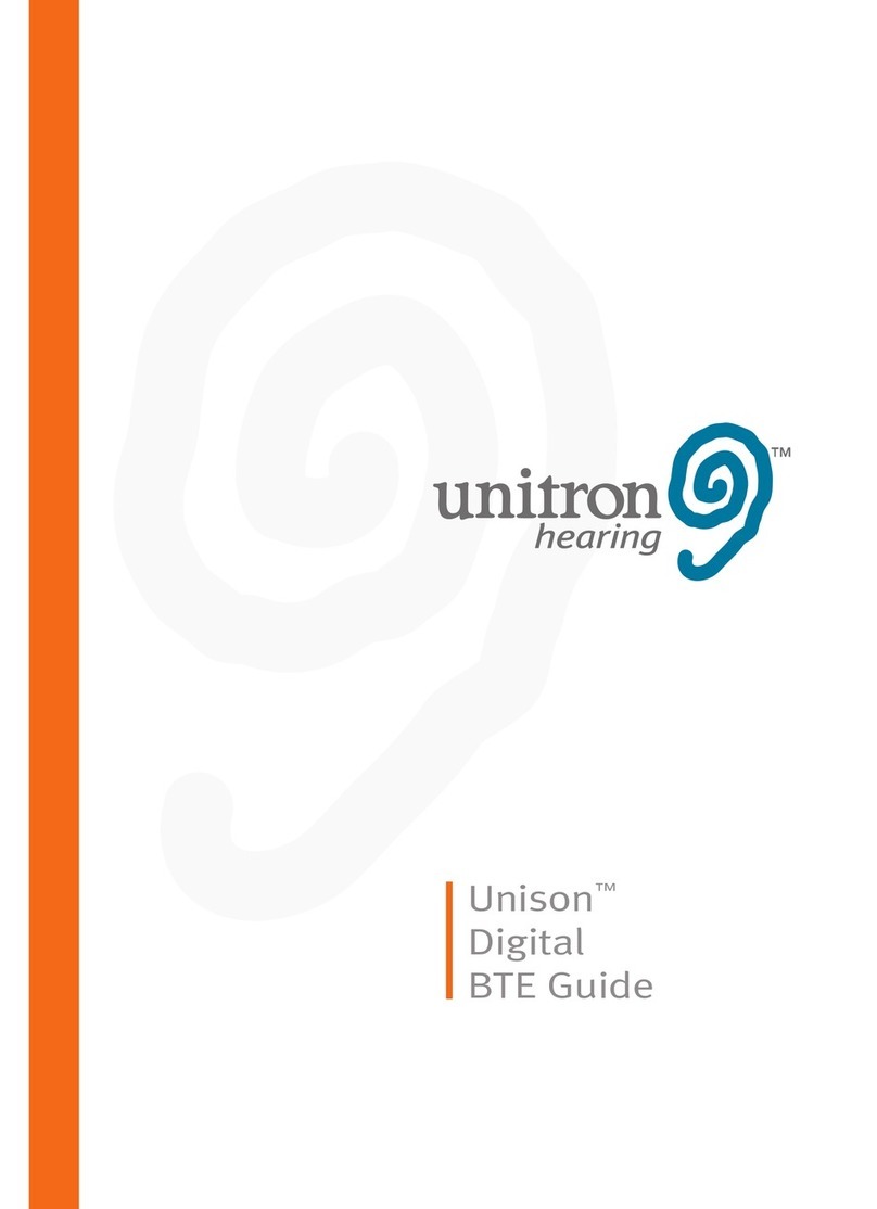 Unitron Unison Digital BTE Manuel utilisateur