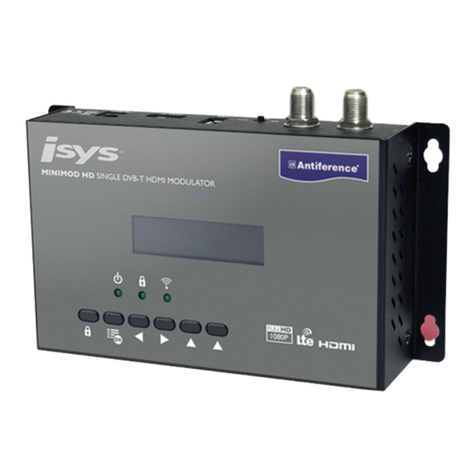 iSys Minimod HD Manuel utilisateur iSys Minimod HD Manuel utilisateur