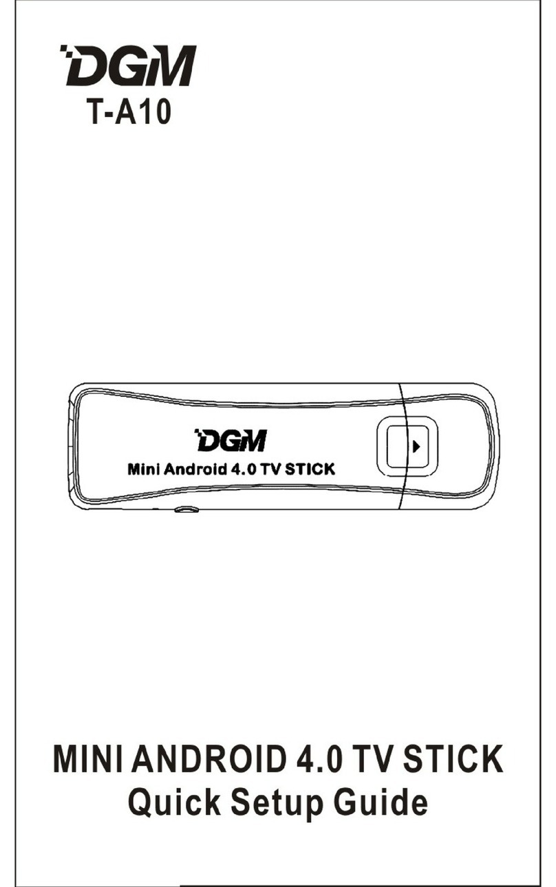 DGM T-A10 Manuel utilisateur