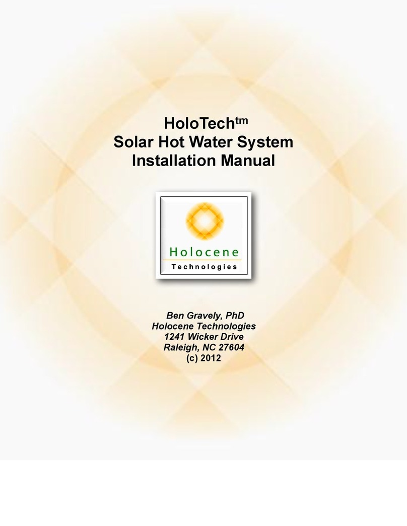 Holocene Technologies HotoTech Manuel utilisateur