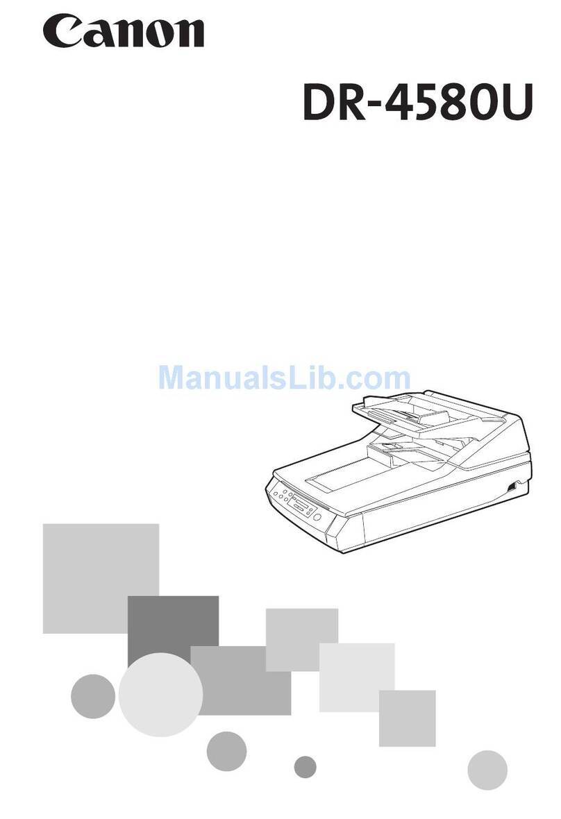 Canon DR-4580U Manuel d'utilisation
