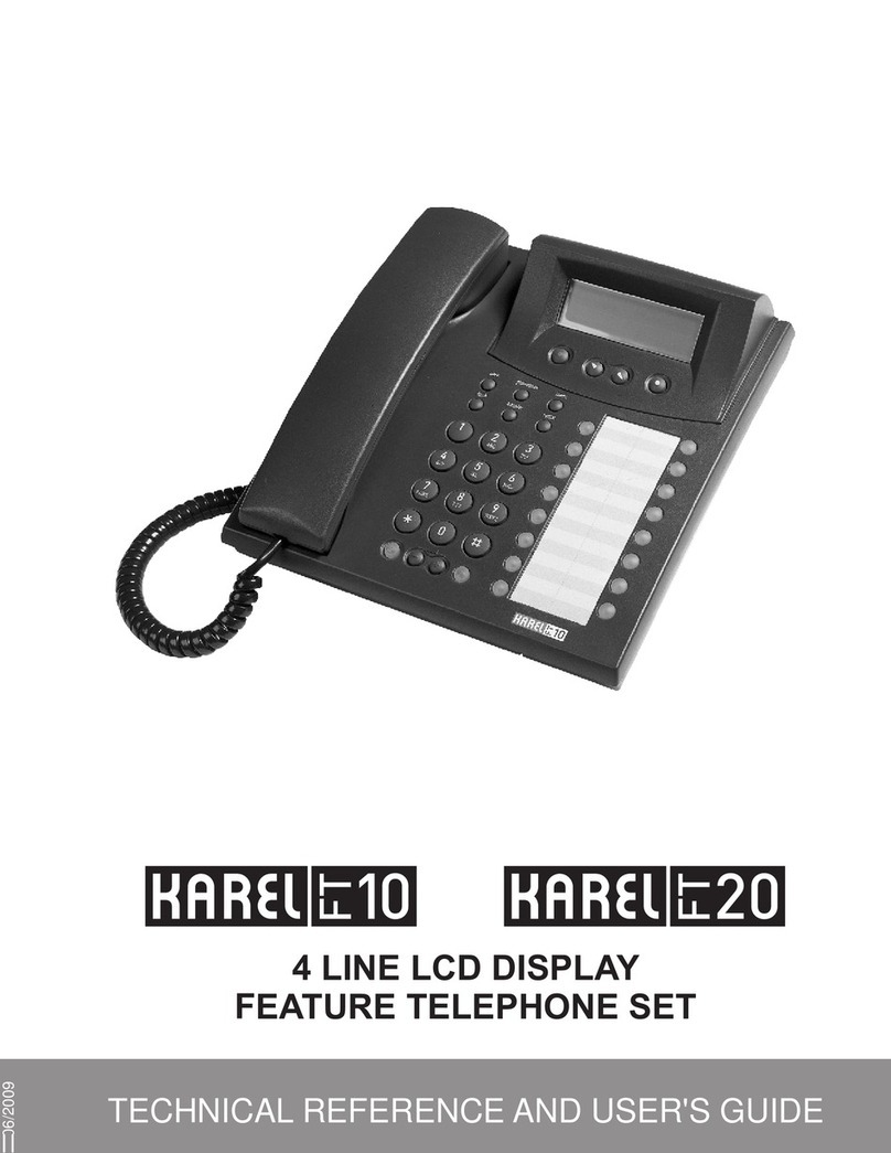 Karel FT10 Manuel d'utilisation et d'entretien