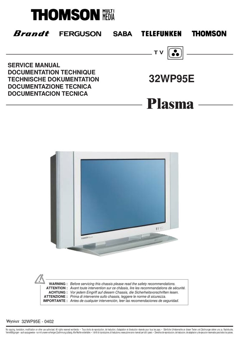THOMSON 32WP95E Manuel utilisateur