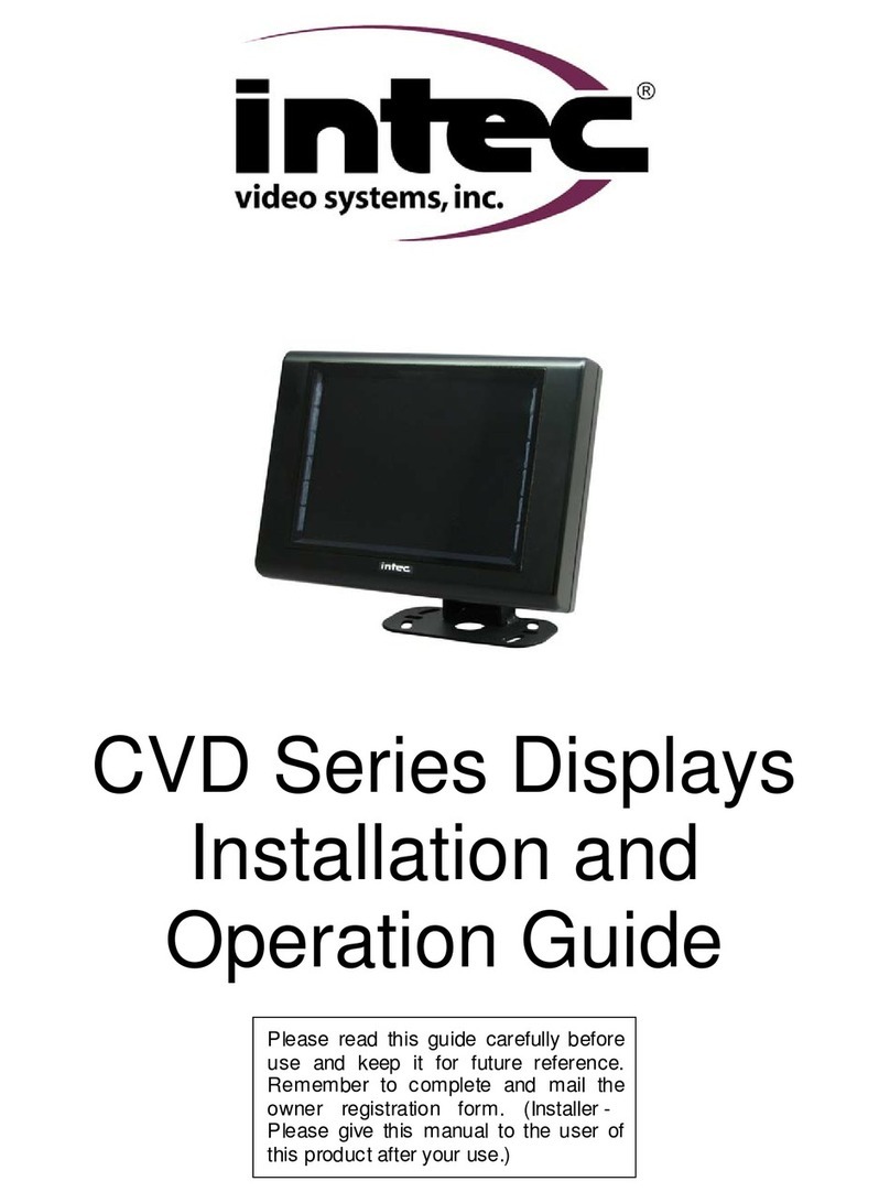 Intec CVD500LCD Mode d'emploi