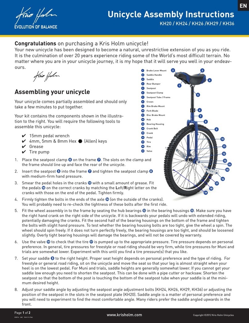 Kris Holm KH20 Manuel utilisateur